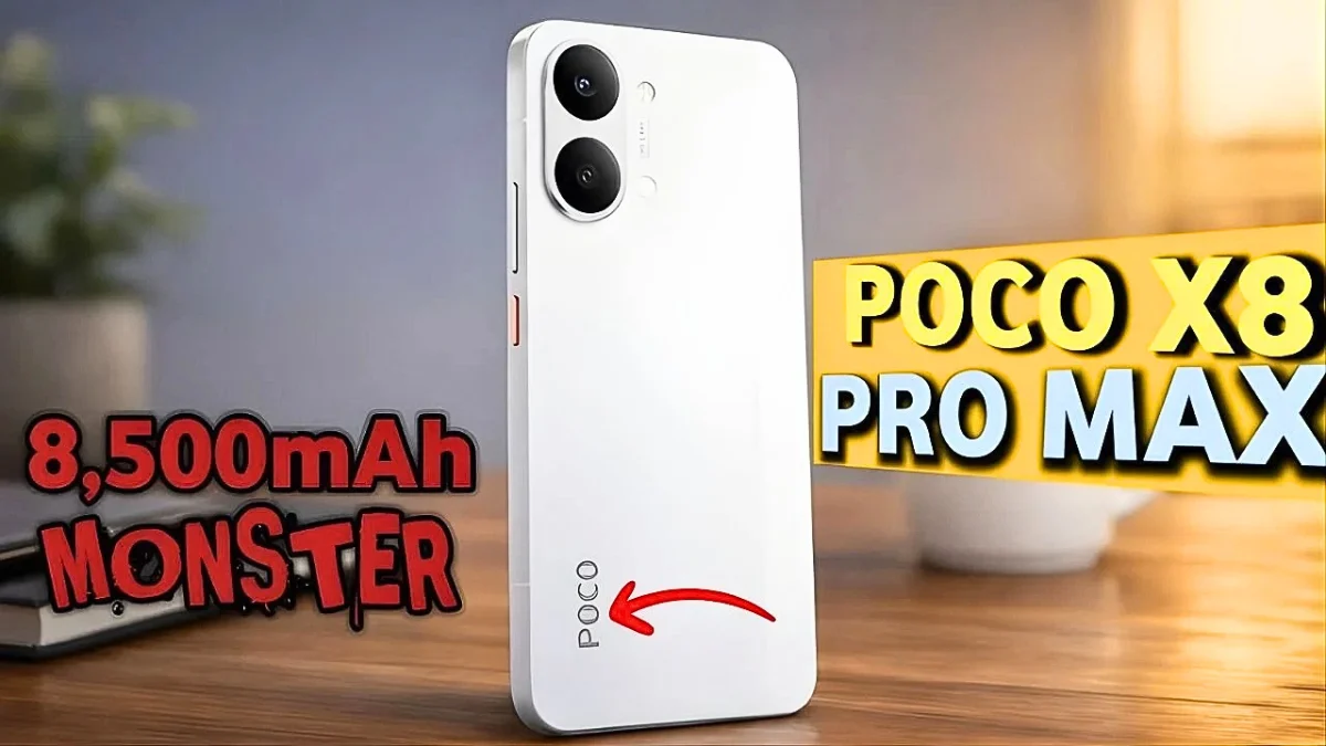Poco X8 Pro Max 5G – 8500mAh Battery Beast with Premium Display & Powerful Performance